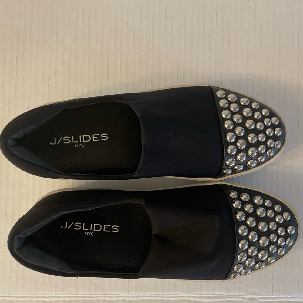 J/Slides Nyc Slip-On Sneakers With Studs - image 1